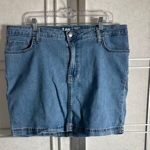 Lee Regular Fit Blue Skort